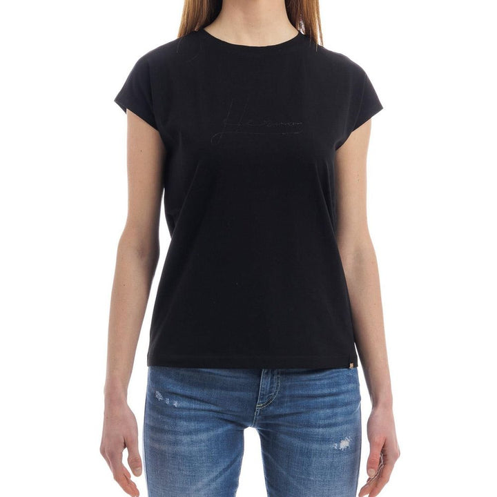 Herno - Black Cotton T-Shirt