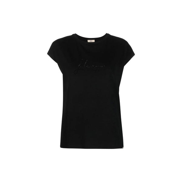 Herno - Black Cotton T-Shirt