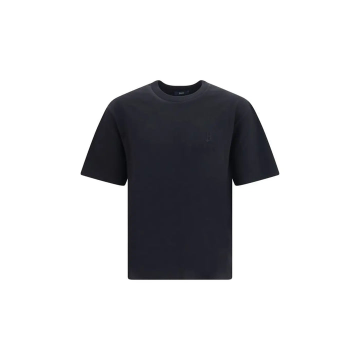 Herno Black Cotton T-shirt