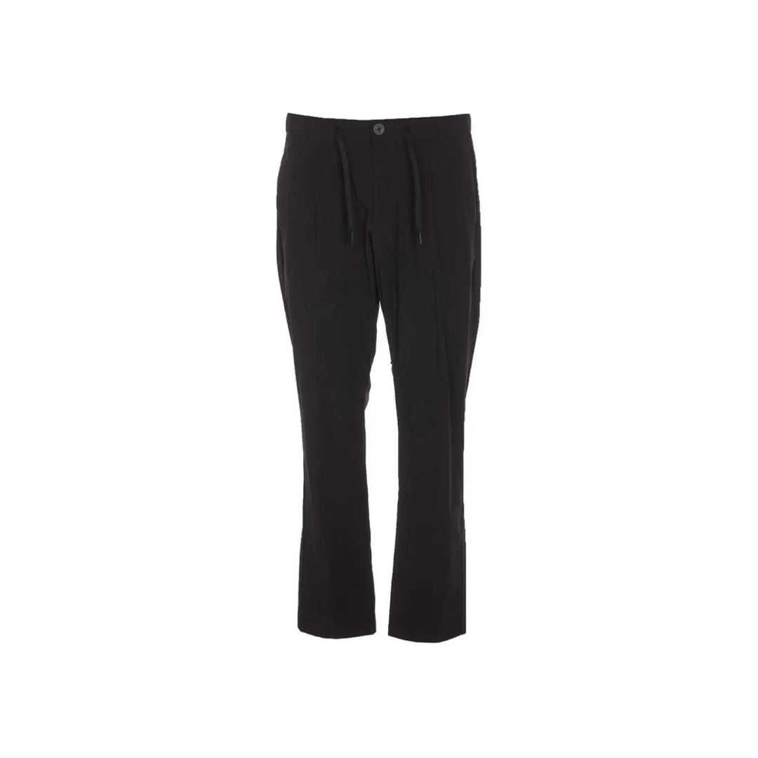 Herno Black Elastane Athletic Pants