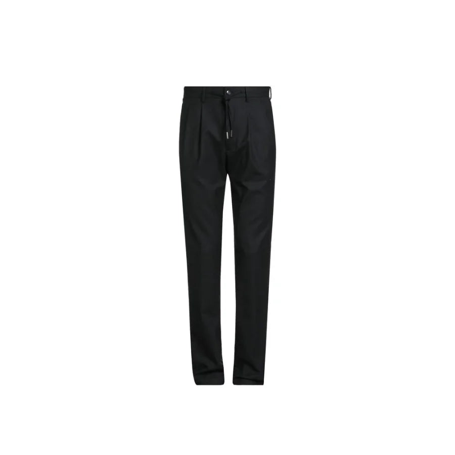 Herno Black Elastane Casual Pants
