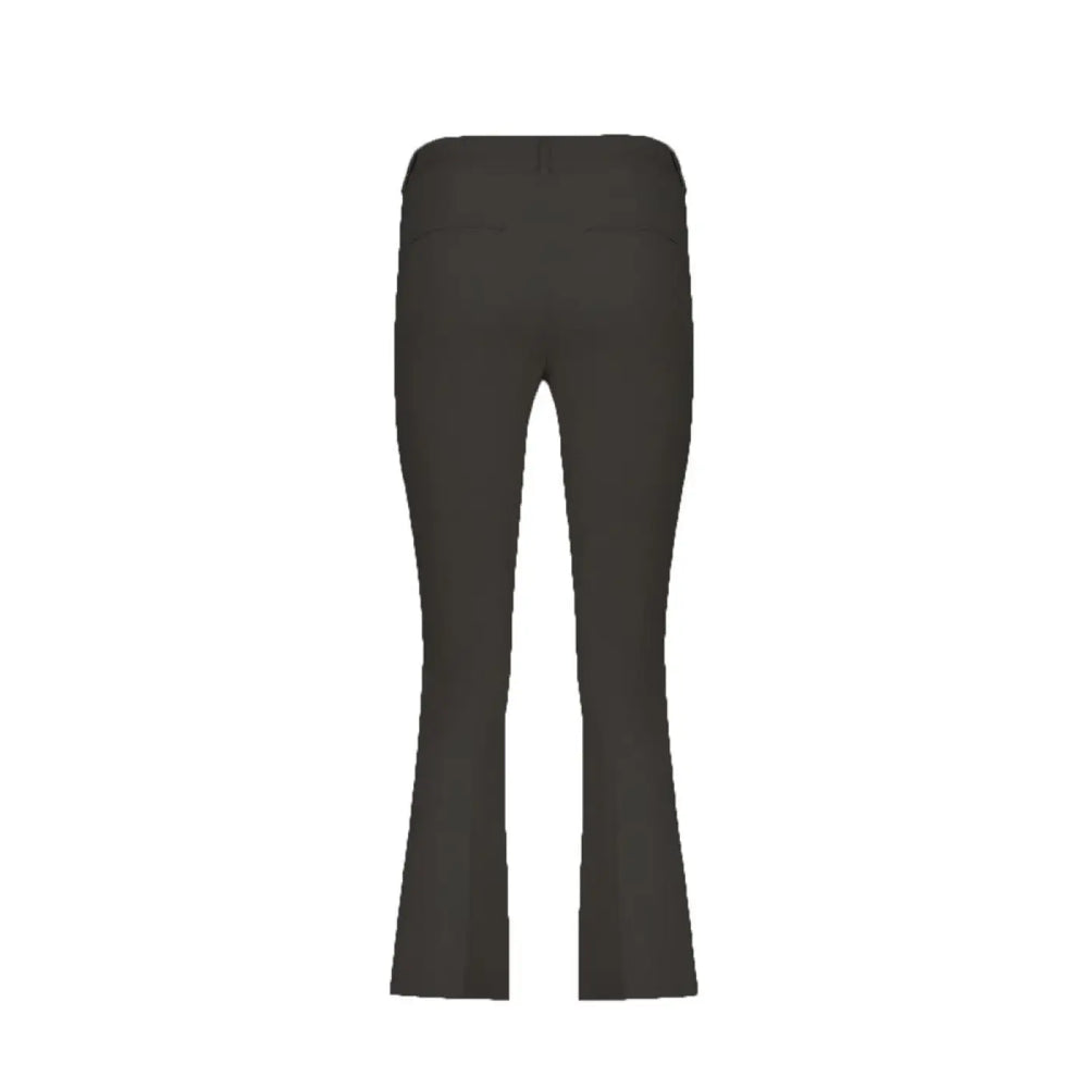 Herno Black Elastane Flared Pants