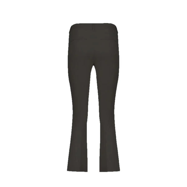 Herno Black Elastane Flared Pants