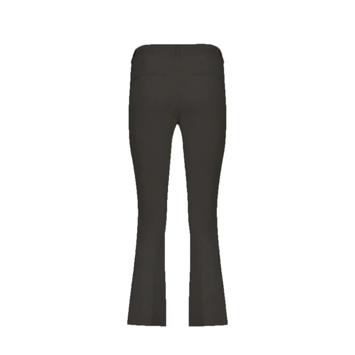 Herno Black Elastane Flared Pants