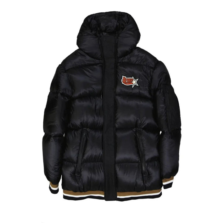 Herno Black Polyamide Bomber