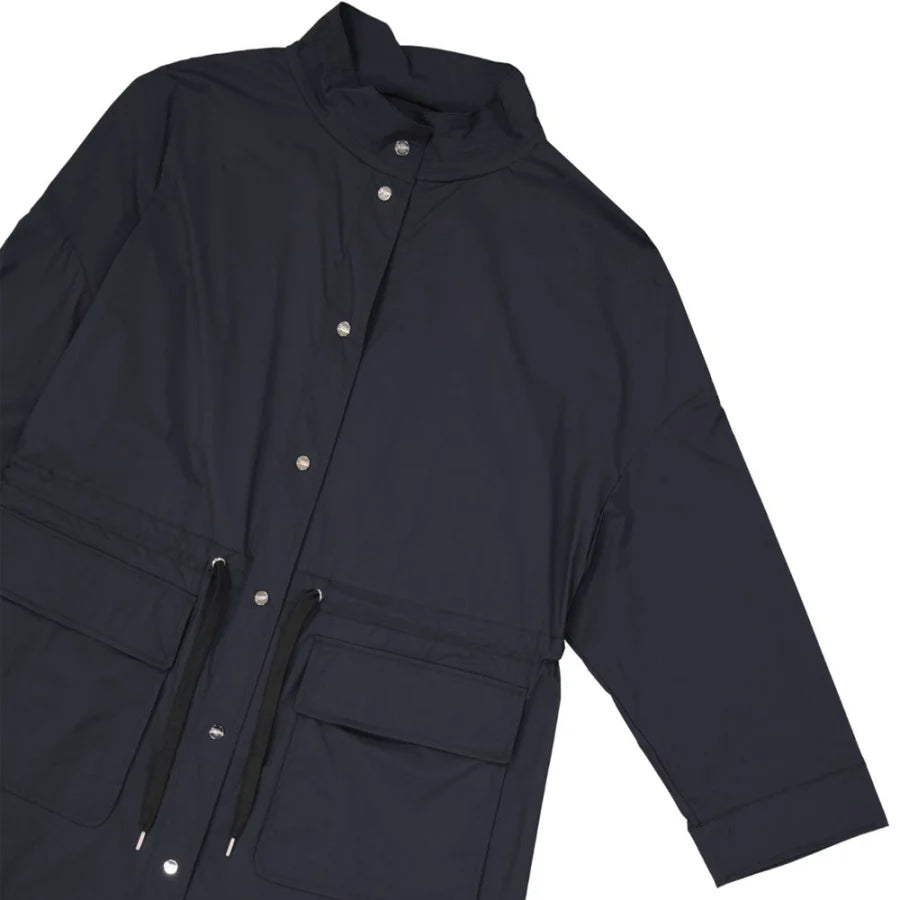 Herno Black Polyamide Coat