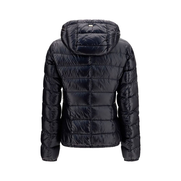 Herno Puffer Jackets - Black Polyamide Full-Length Jacket