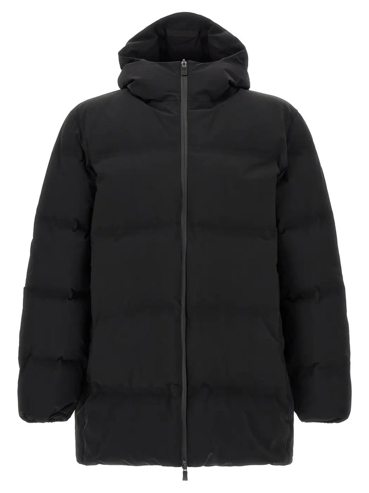 Herno Black Polyamide Full-length Jacket