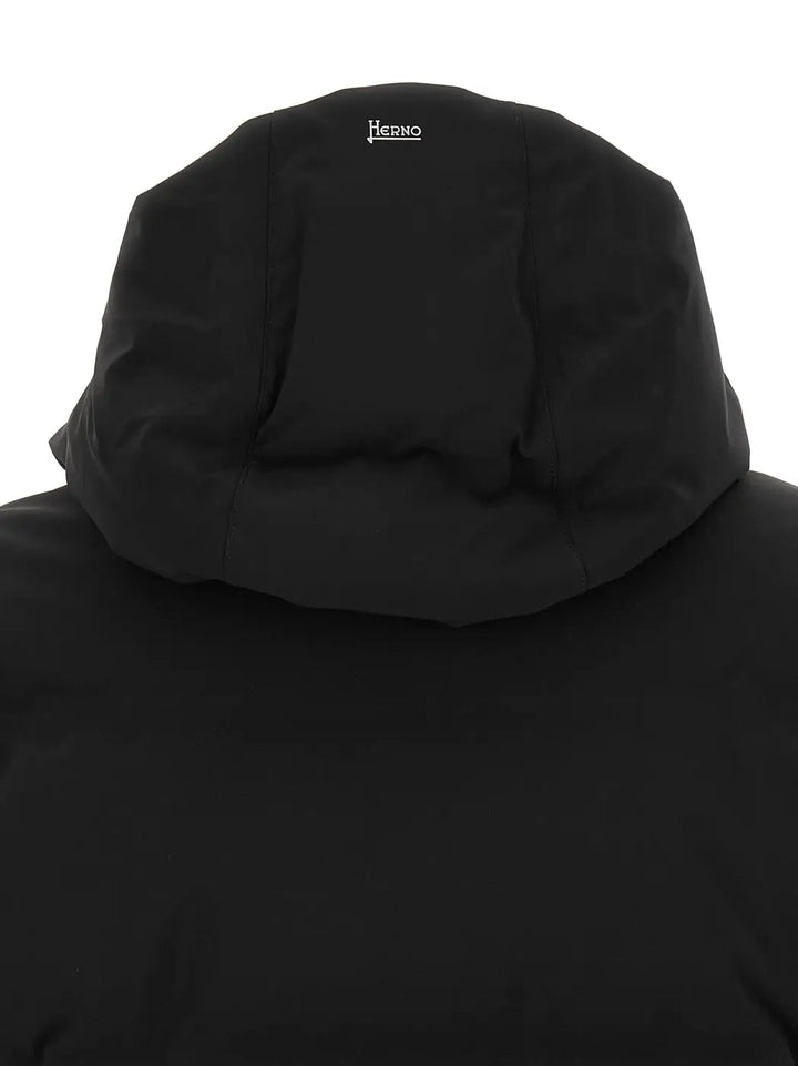 Herno Black Polyamide Full-length Jacket