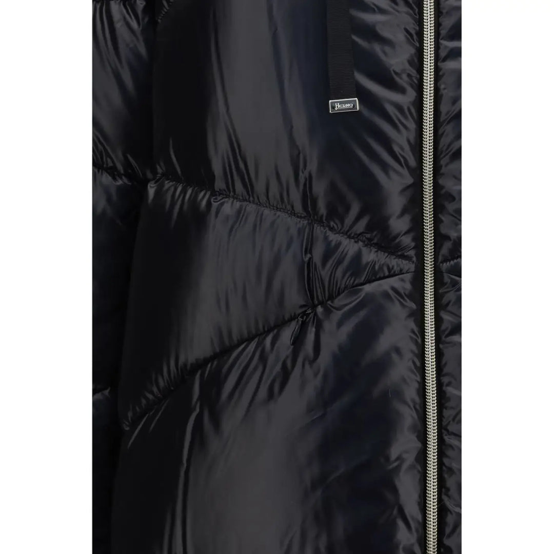 Herno Black Polyamide Full-length Jacket