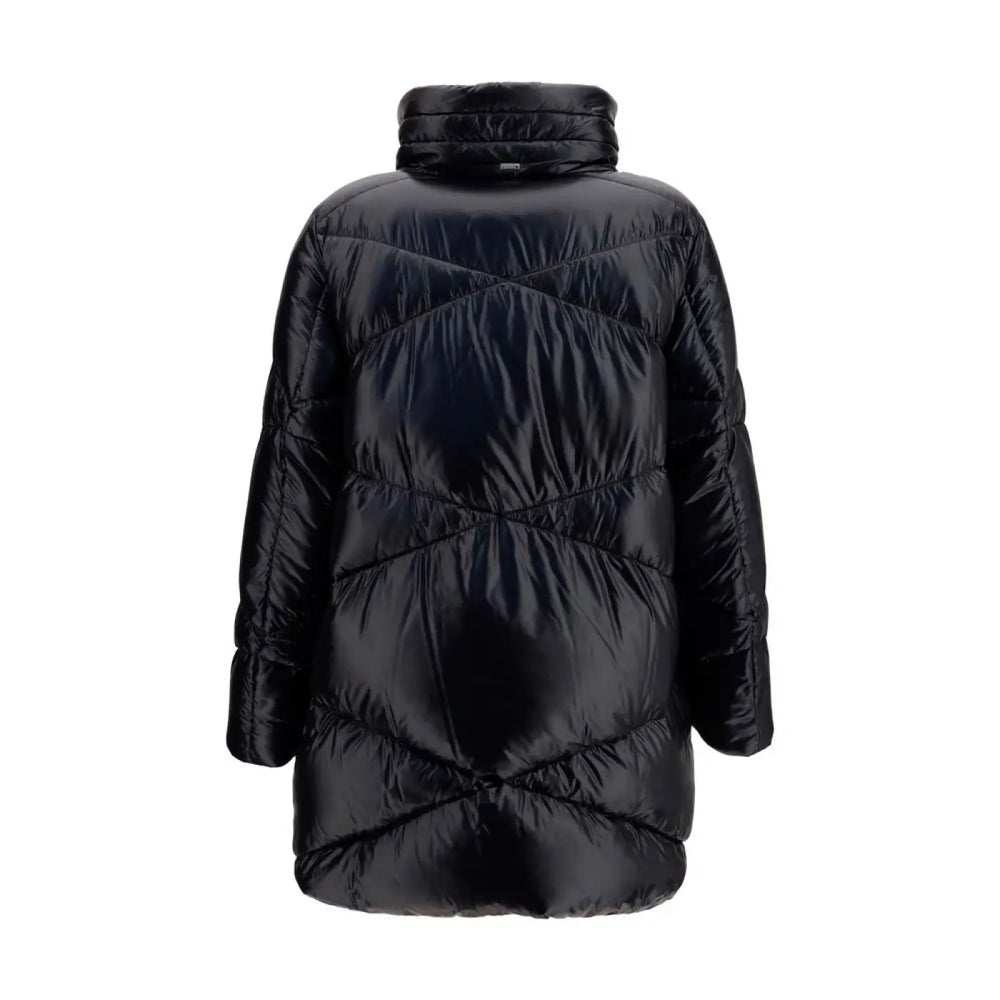 Herno Black Polyamide Full-length Jacket