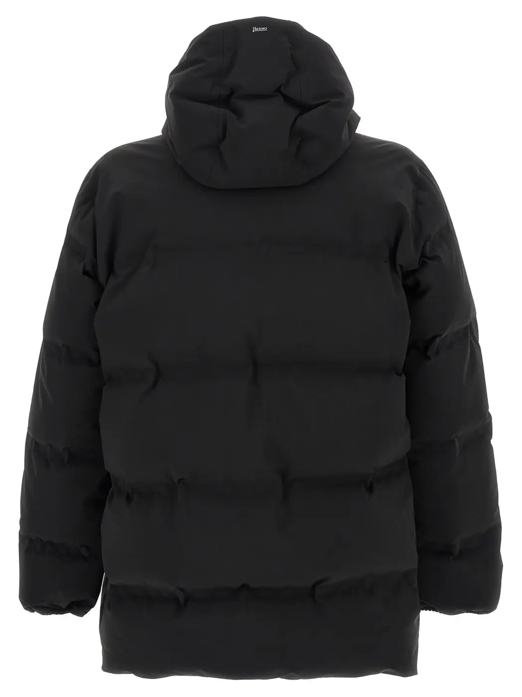 Herno Black Polyamide Full-length Jacket