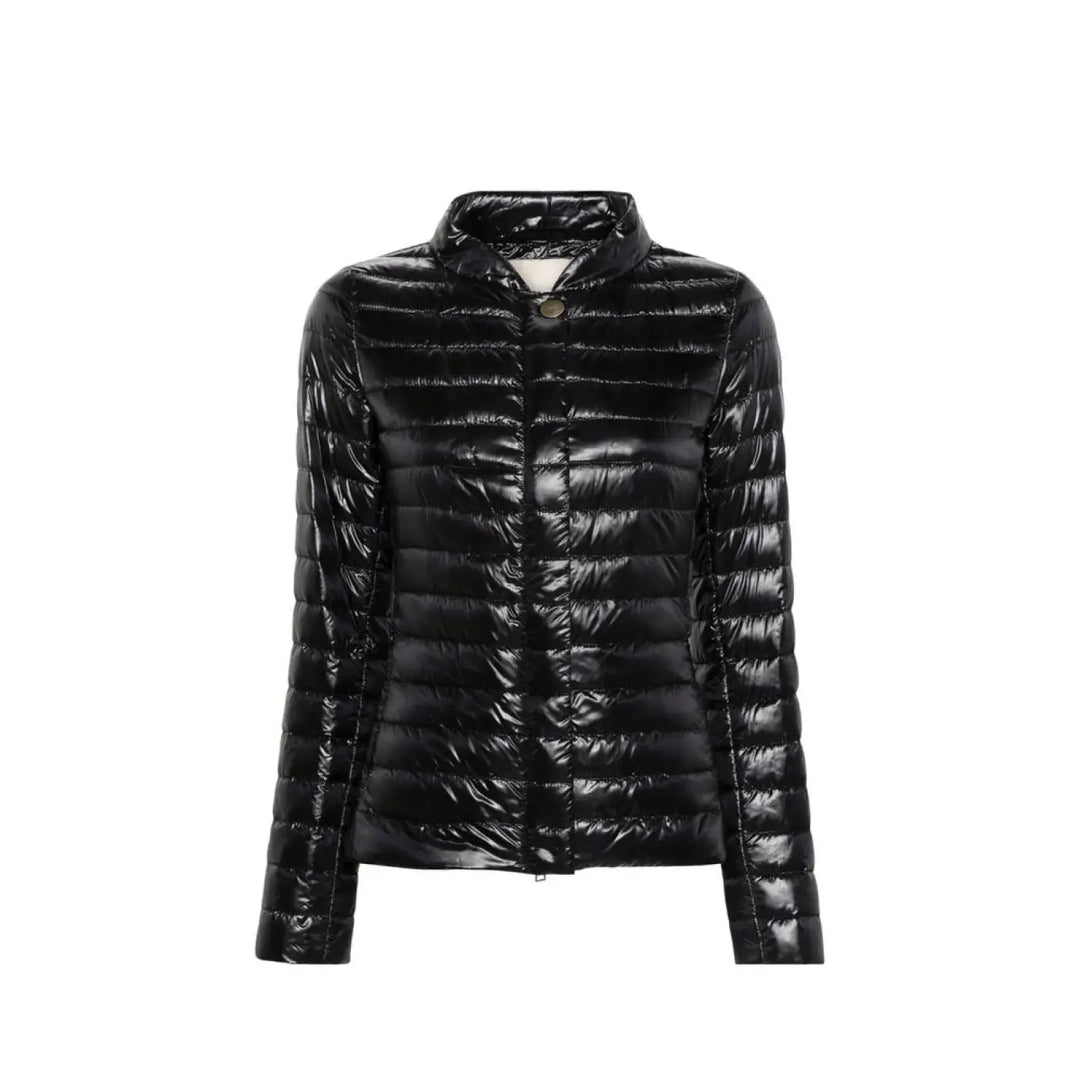Herno Black Polyamide Full-Length Jacket
