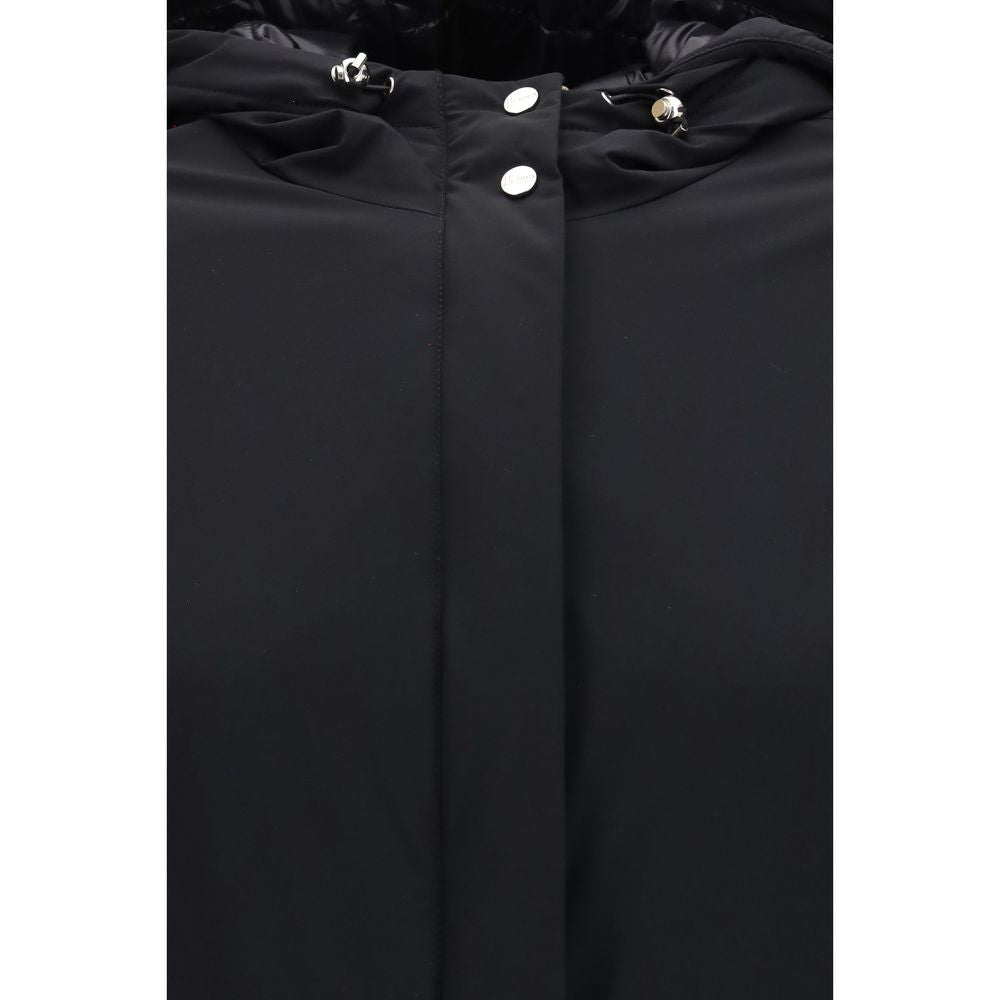 Herno Coats &amp; Jackets - Black Polyamide Shell Jacket