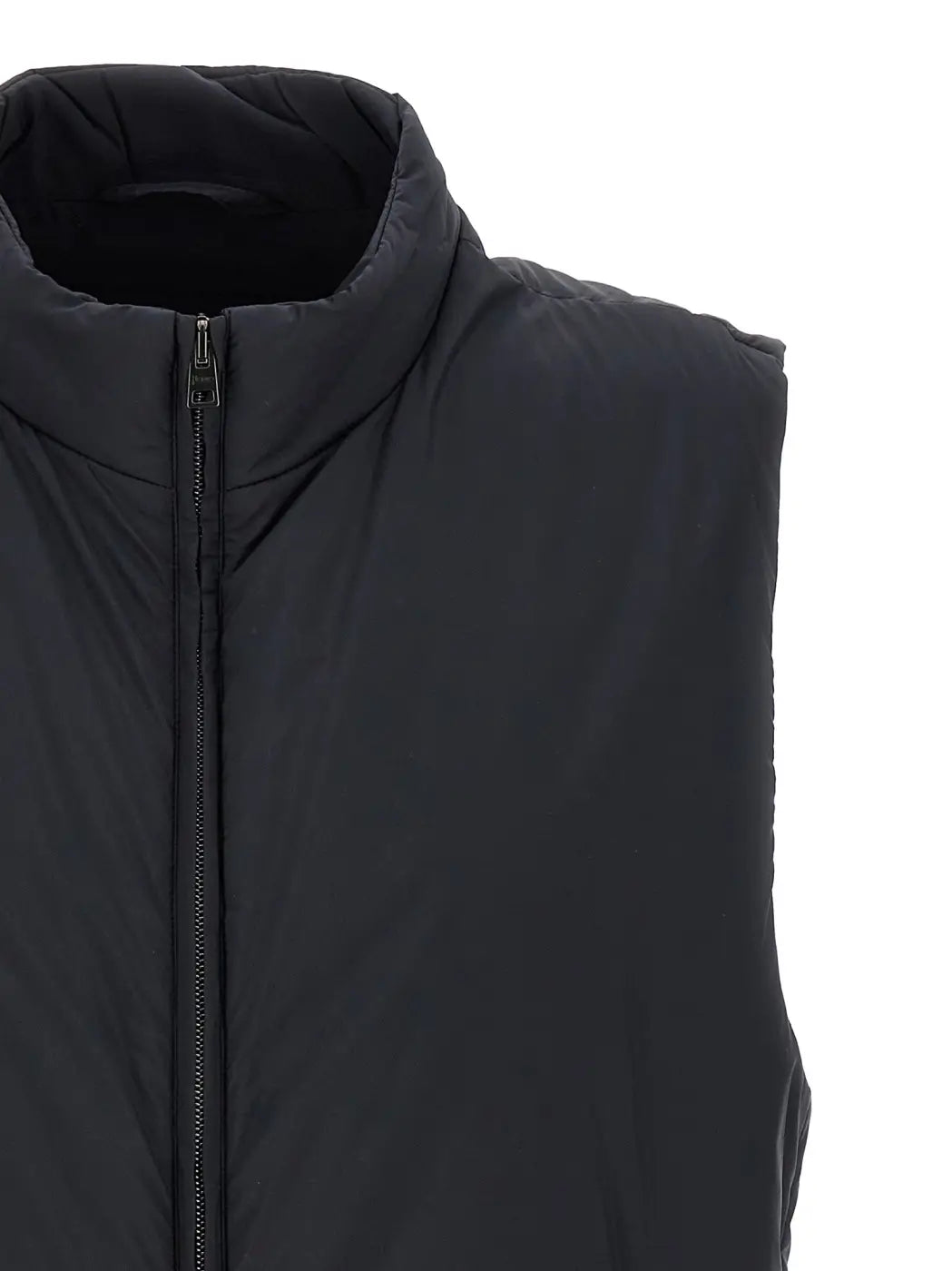 Herno Black Polyamide Sleeveless Jacket