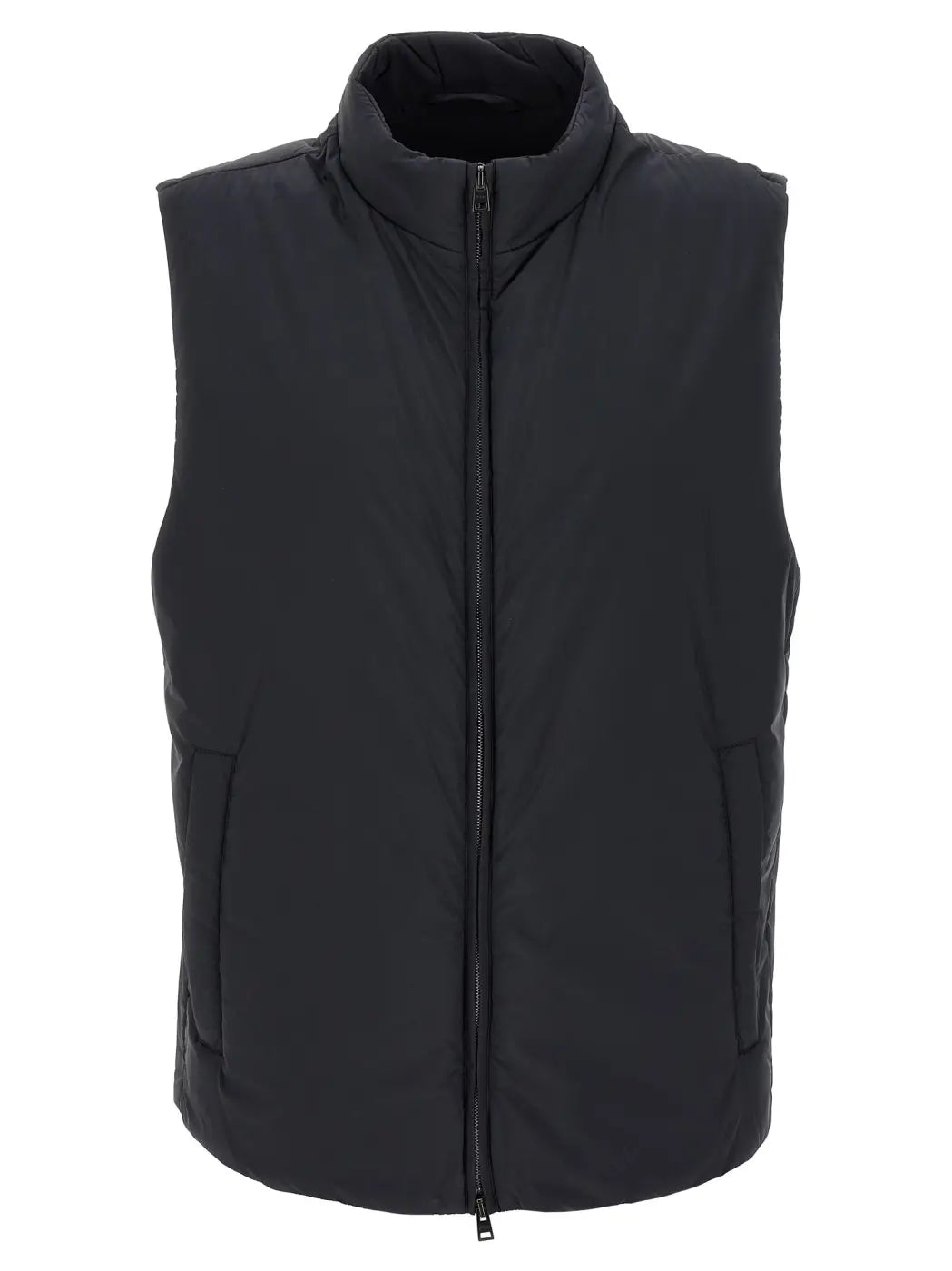 Herno Black Polyamide Sleeveless Jacket