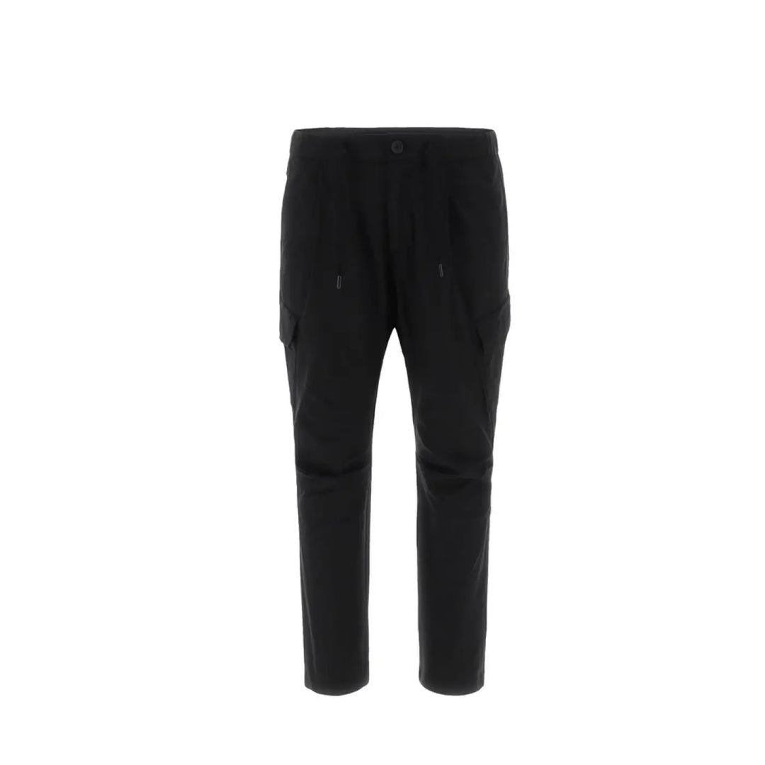 Herno Black Polyester Cargo Pants
