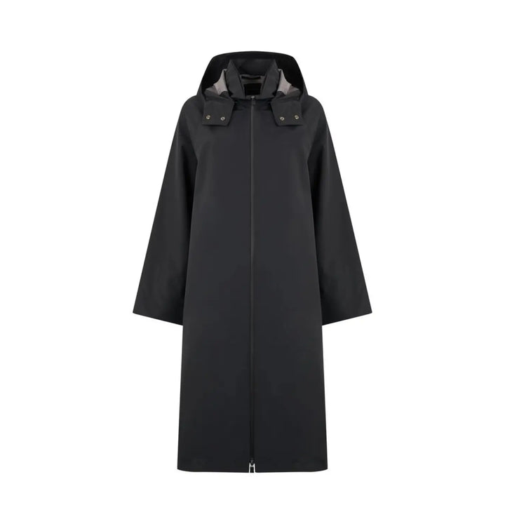 Herno Black Polyester Coat