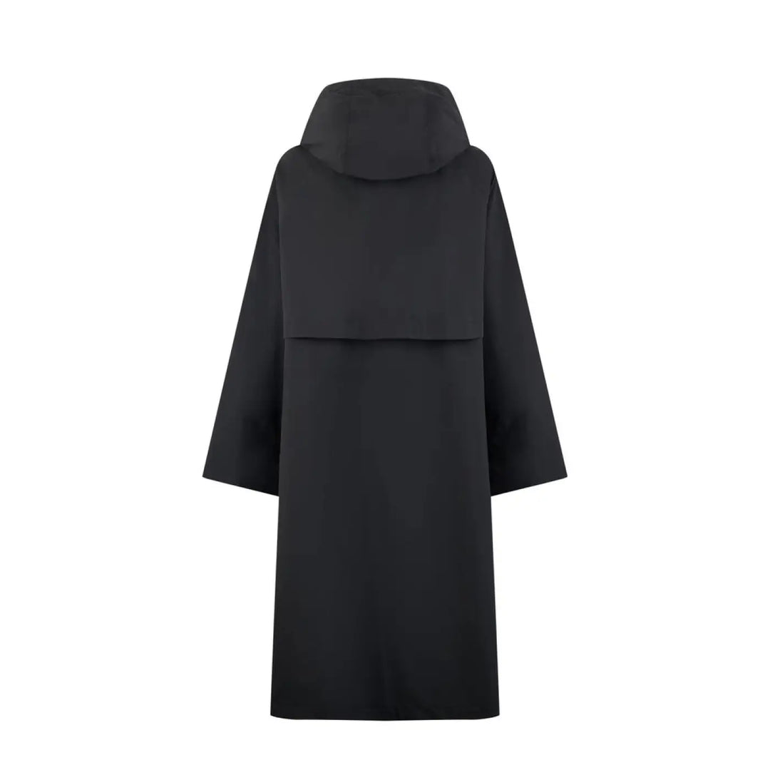 Herno Black Polyester Coat