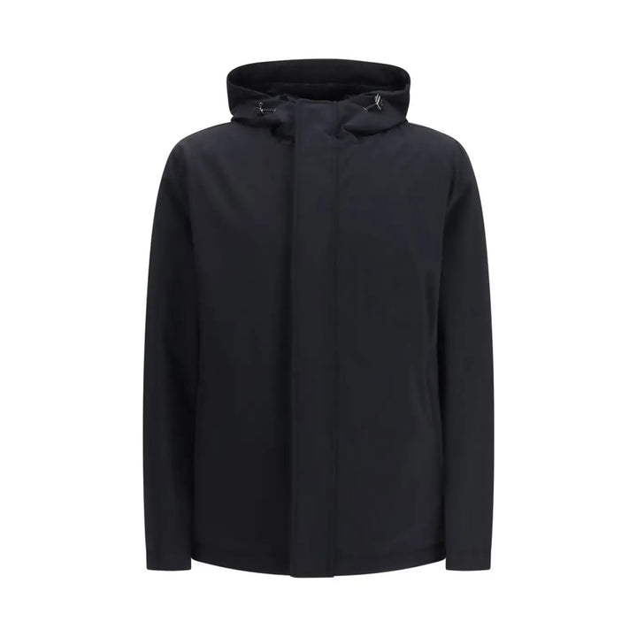 Herno Black Polyester Full-length Jacket