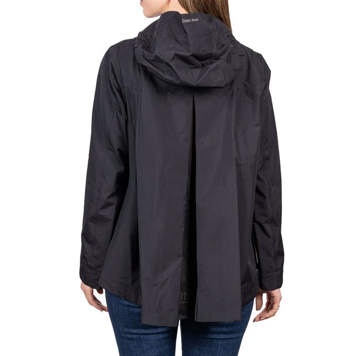 Herno Rain Coats - Black Polyester Shell Jacket