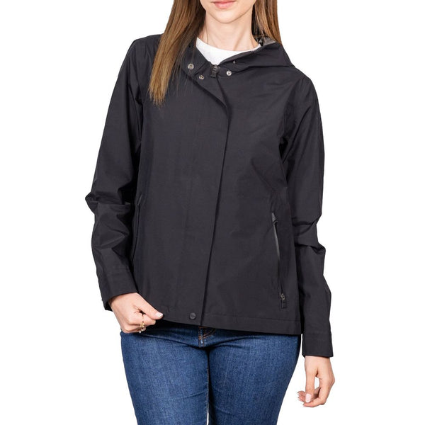 Herno Rain Coats - Black Polyester Shell Jacket