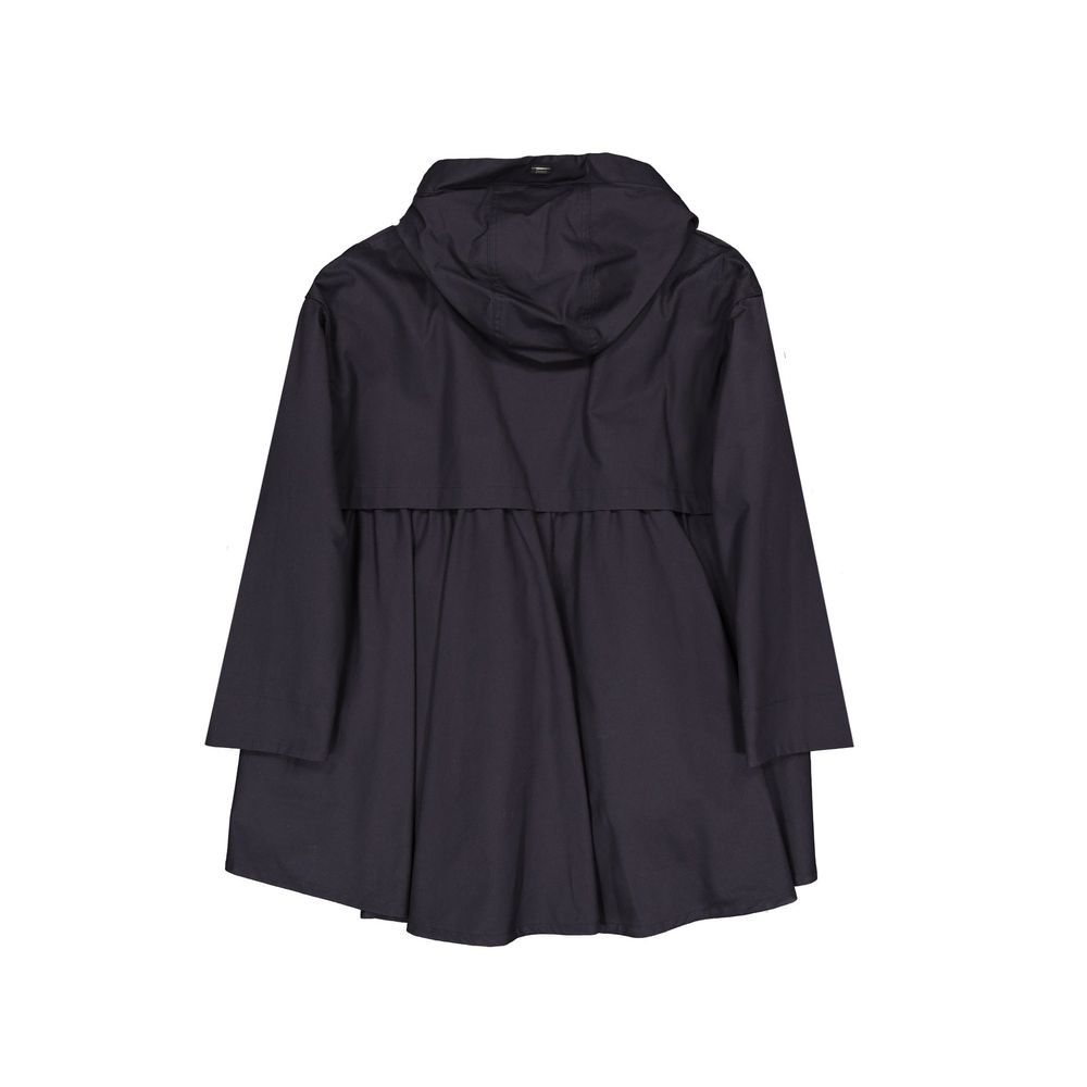 Herno Coats &amp; Jackets - Blue Cotton Shell Jacket