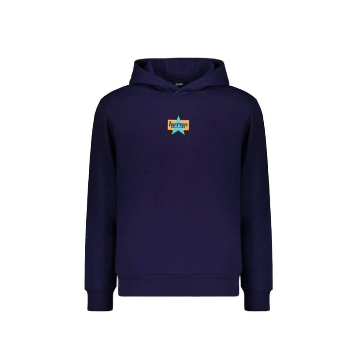 Herno Blue Cotton Sweatshirt