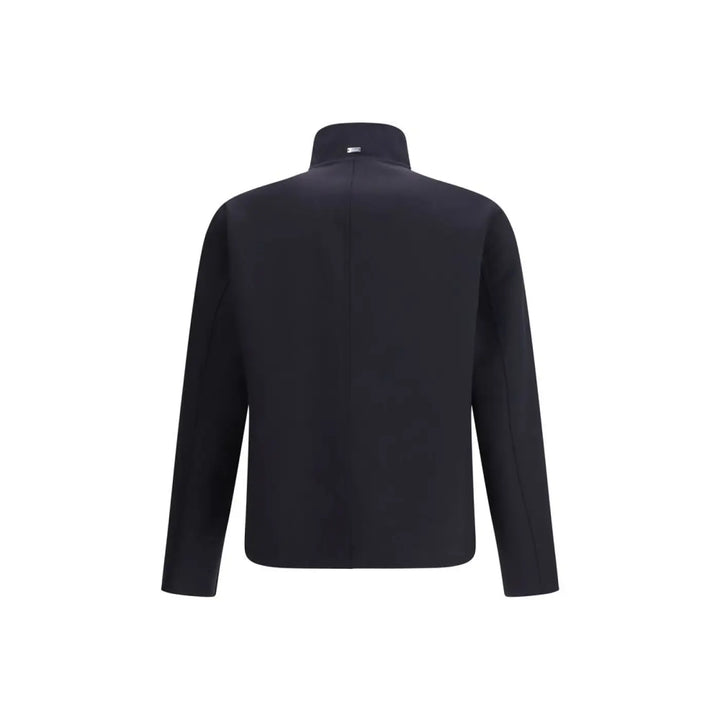 Herno Blue Elastane Coat