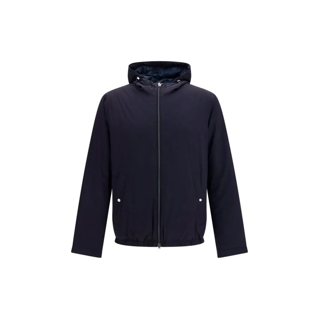 Herno Blue Goose Down Full-length Jacket