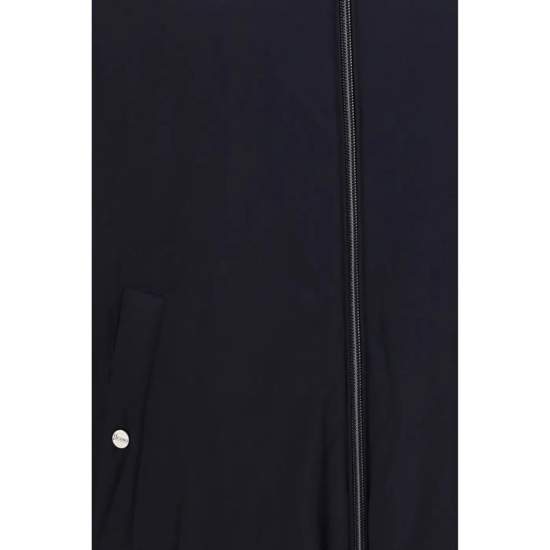 Herno Blue Goose Down Full-length Jacket