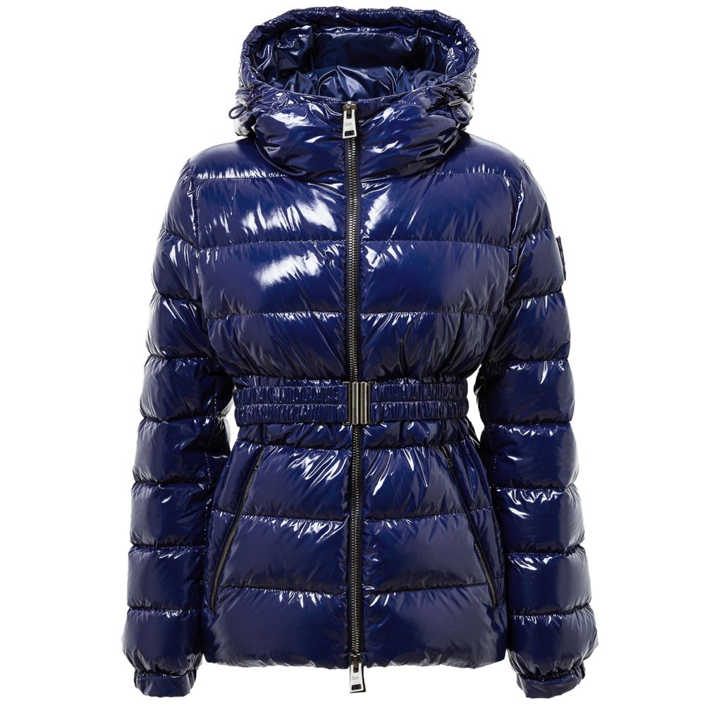 Herno Puffer Jackets - Blue Polyamide Coat