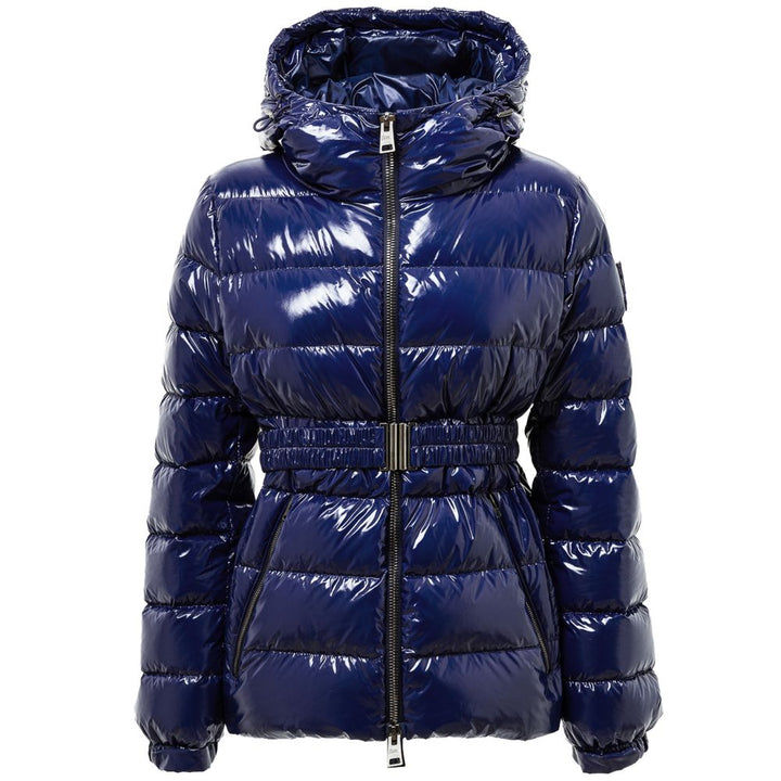 Herno Puffer Jackets - Blue Polyamide Coat