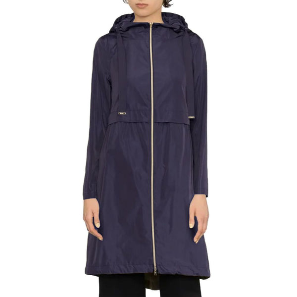 Herno Coats & Jackets - Blue Polyester Coat