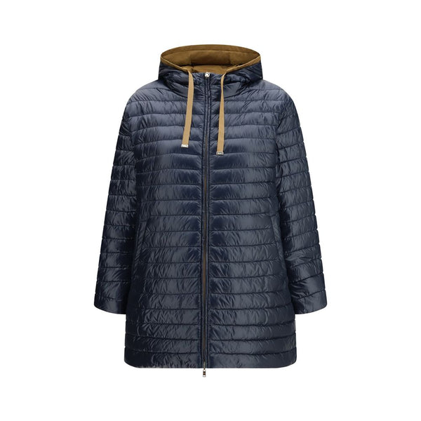 Herno Puffer Jackets - Blue Polyester Coat