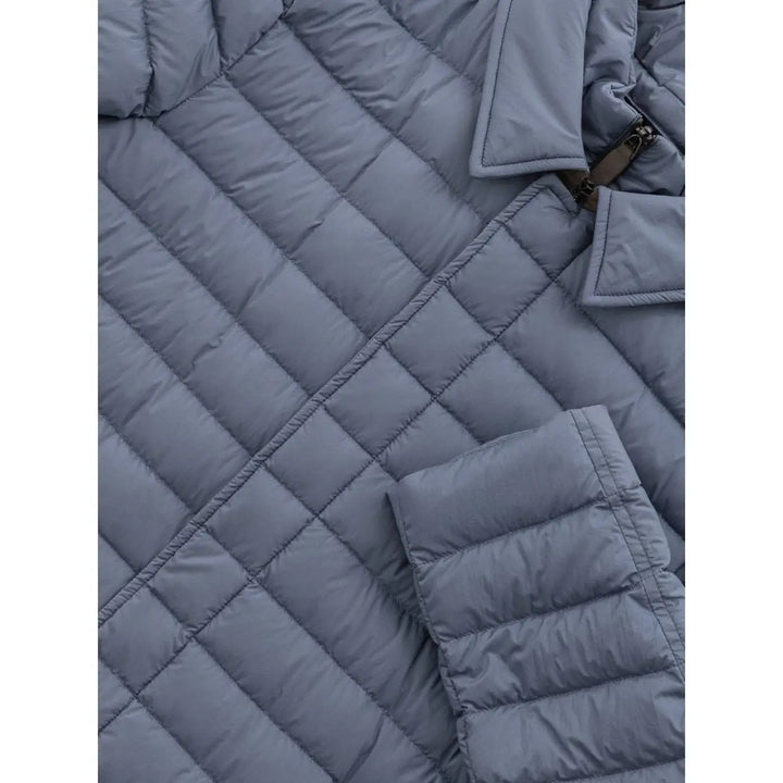 Herno Blue Polyester Coat