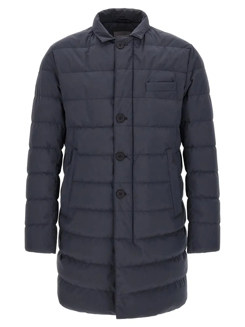 Herno Blue Polyester Full-length Jacket