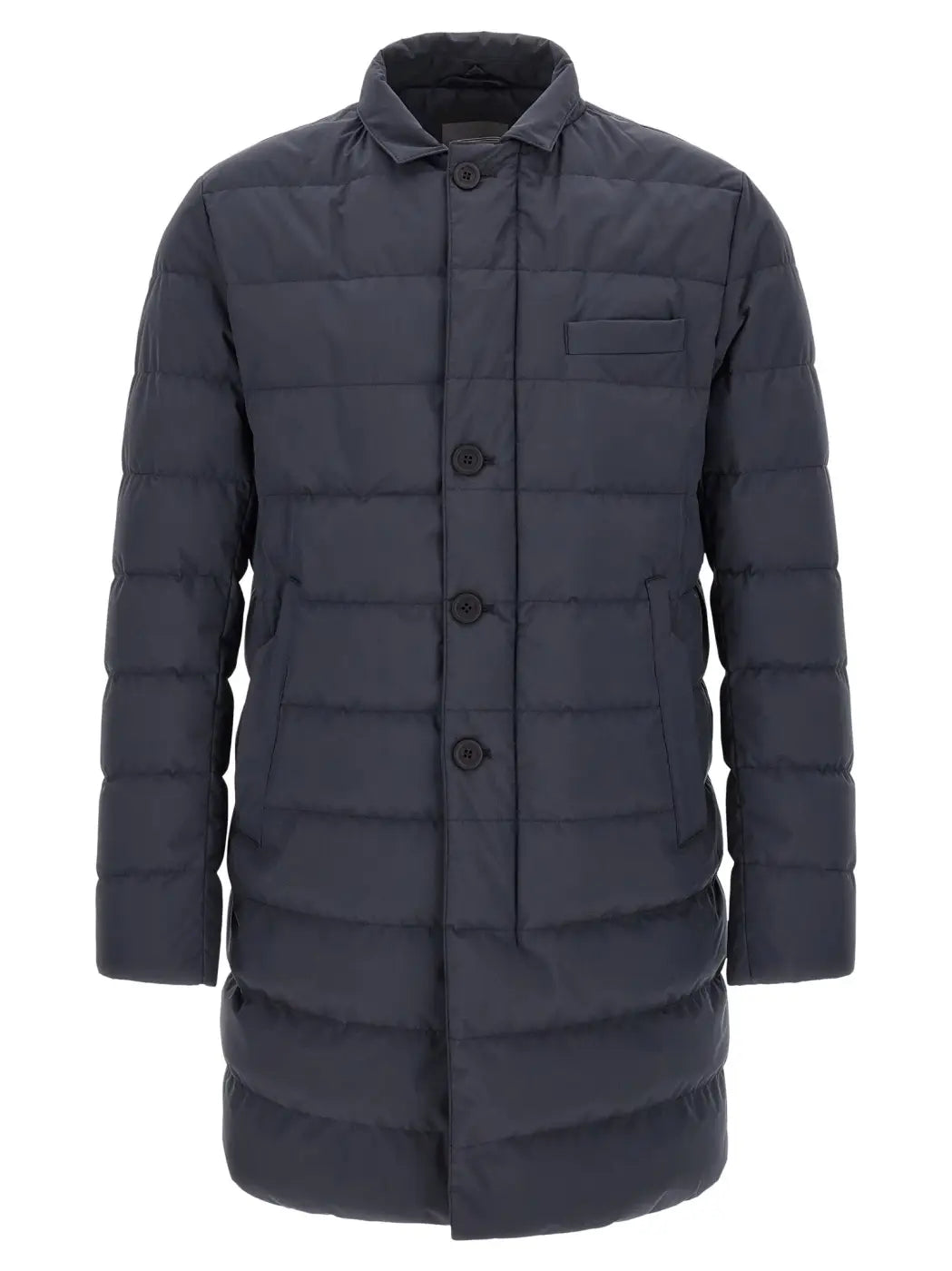 Herno Blue Polyester Full-length Jacket