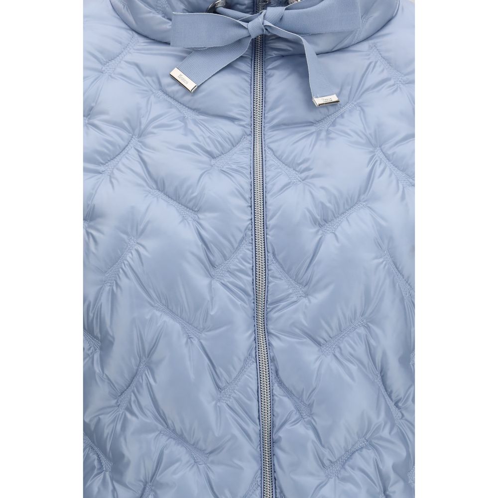 Herno Coats &amp; Jackets - Blue Polyester Full-Length Jacket