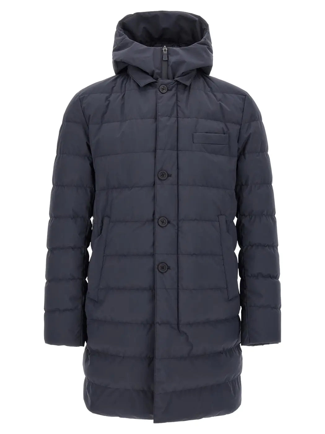 Herno Blue Polyester Full-length Jacket