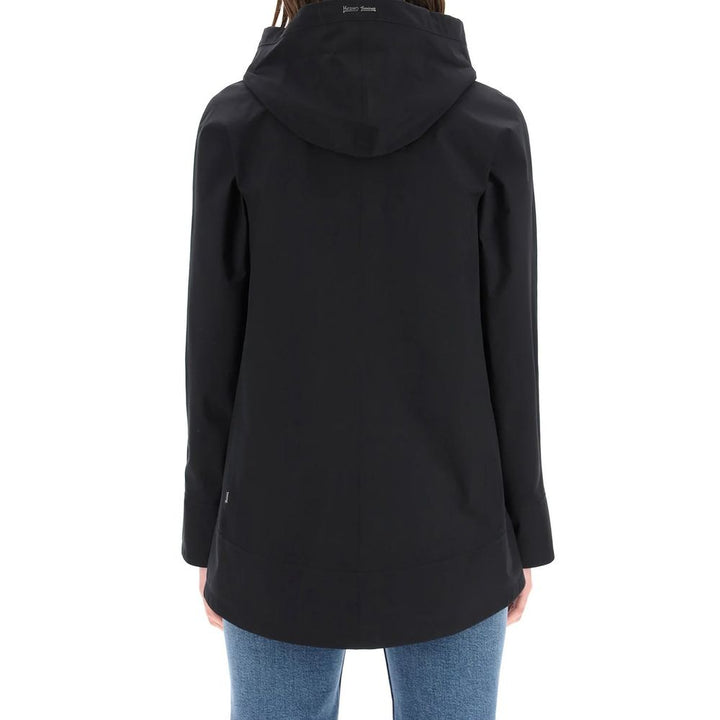 Herno Rain Coats - Blue Polyester Shell Jacket
