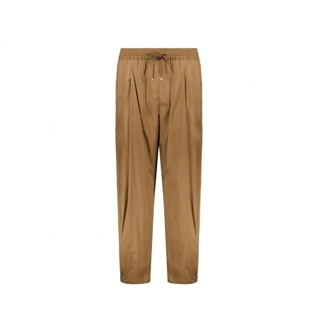Herno Brown Elastane Casual Pants