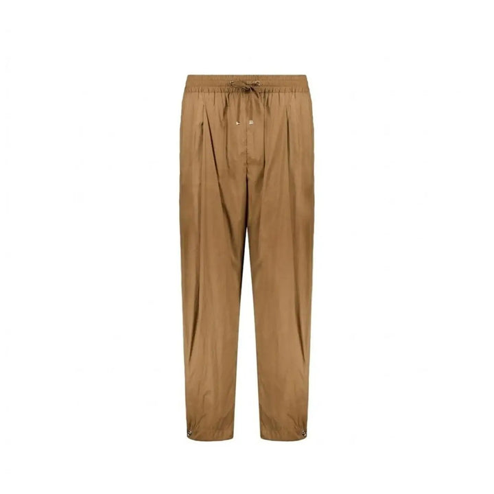 Herno Brown Elastane Casual Pants