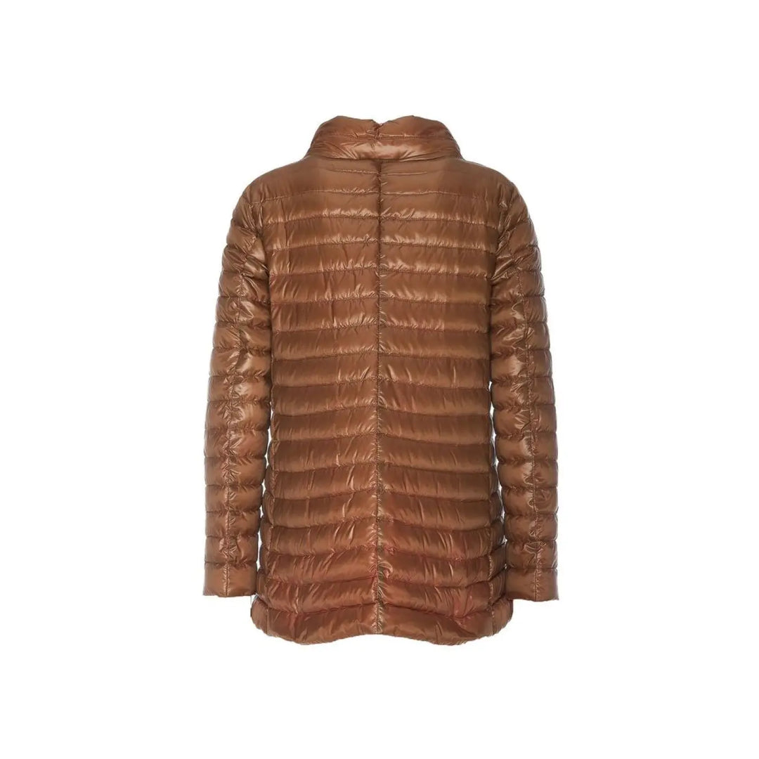 Herno Brown Polyamide Coat