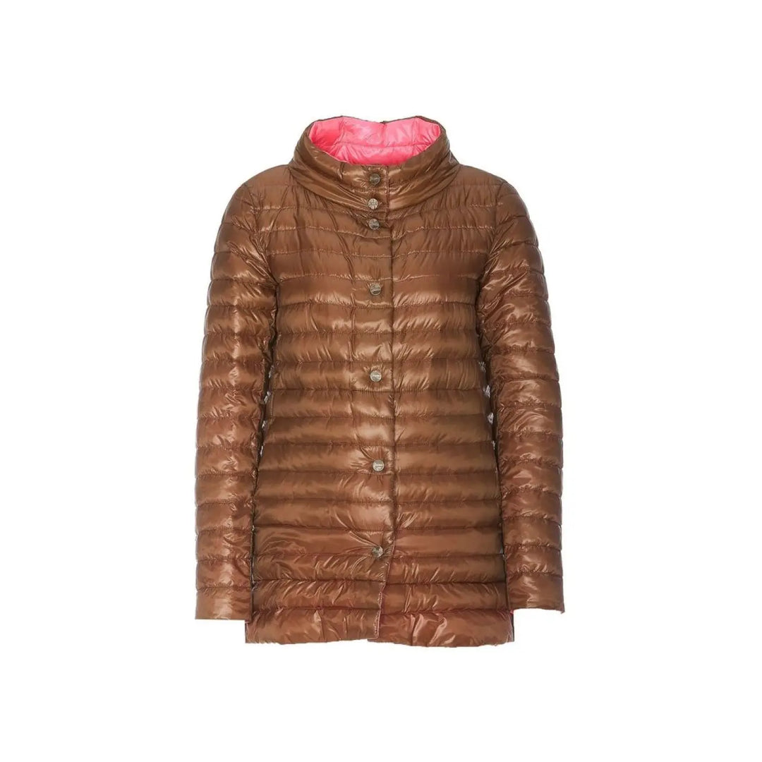 Herno Brown Polyamide Coat