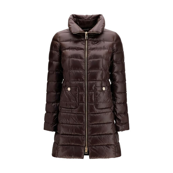 Herno Coats & Jackets - Brown Polyamide Full-Length Jacket