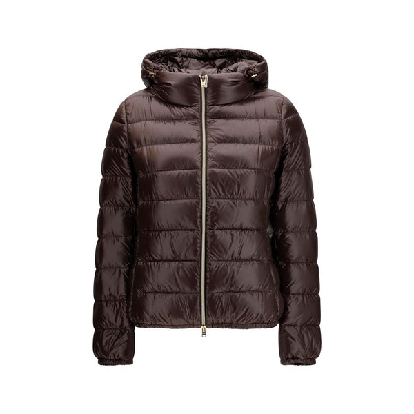 Herno Coats & Jackets - Brown Polyamide Full-Length Jacket