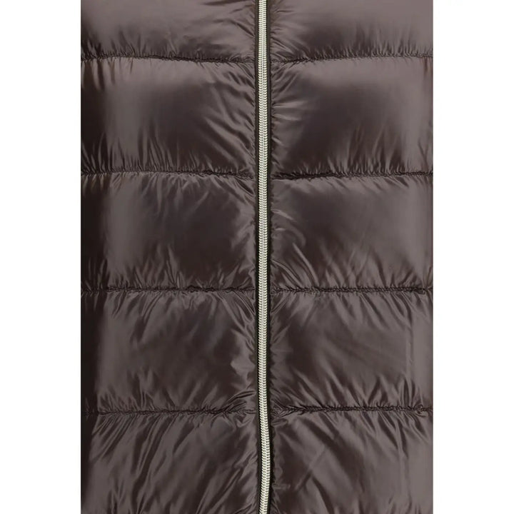 Herno Brown Polyester Full-length Jacket