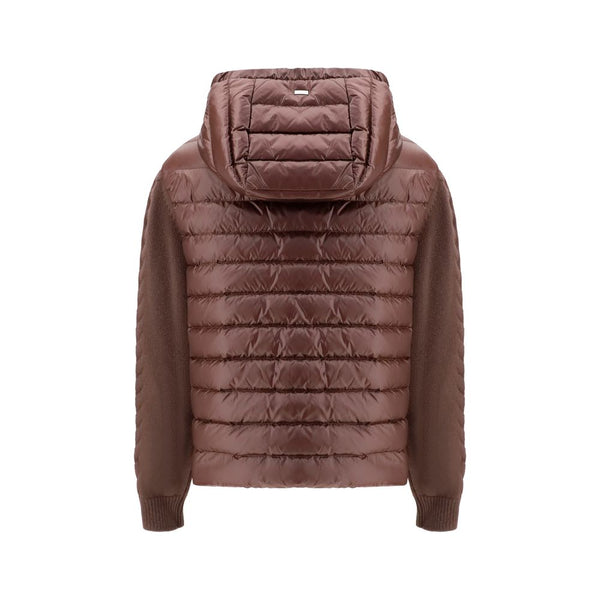 Herno Coats & Jackets - Brown Polyester Full-Length Jacket