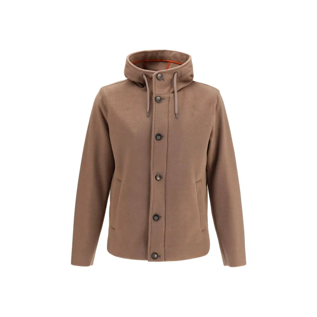 Herno Brown Polyester Full-length Jacket